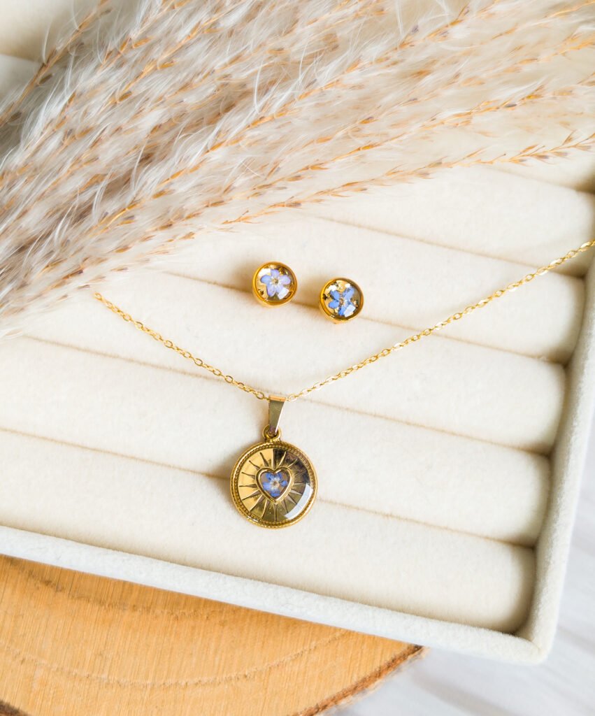 Forget-Me-Not Heart Set